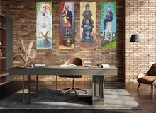 Load image into Gallery viewer, Stretching Portrait: The Black Widow - Treasure on Canvas