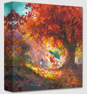 Treasures on Canvas – Autumn Leaves Gently Fall – James Coleman