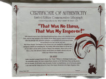 Load image into Gallery viewer, The Emperor's New Groove - That Was No Llama, That Was My Emperor!