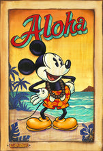 Load image into Gallery viewer, Trevor Carlton – Waves of Aloha – Mickey Mouse Hawaii