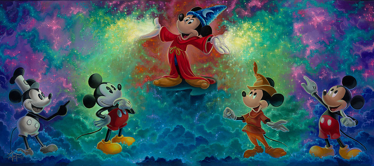 Disney Creates Magic Treasures on Canvas – Magic of Disney Art
