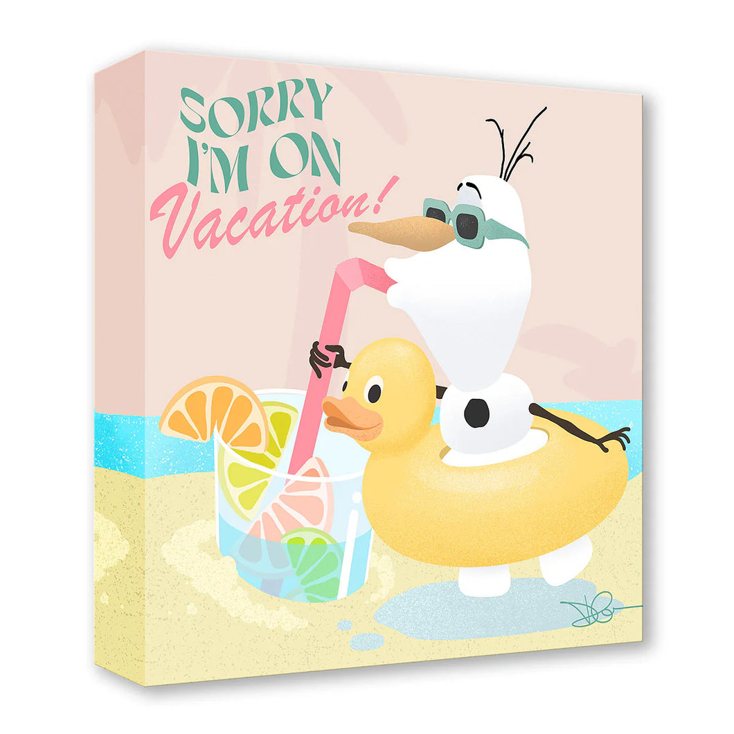 Sorry, I'm On Vacation - Dom Corona - Treasure on Canvas
