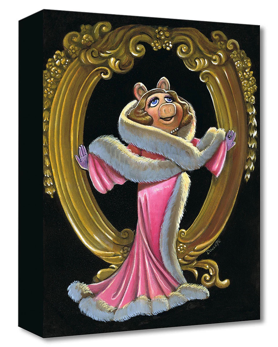 Glam Miss Piggy - Treasure on Canvas
