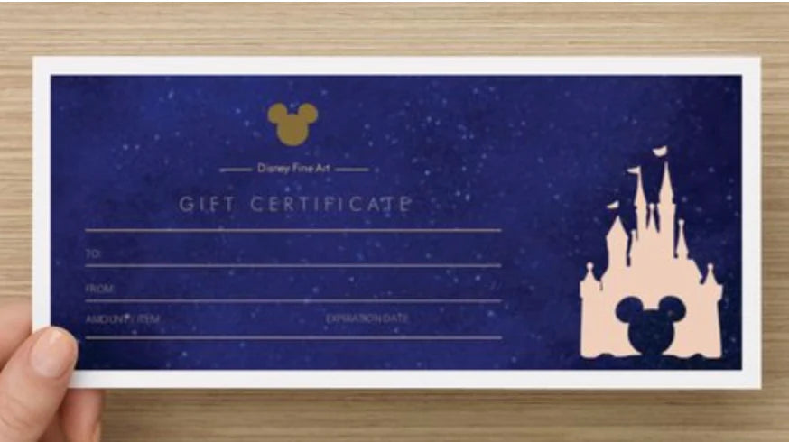 Magic of Disney Art Gift Card