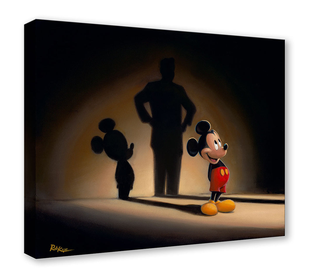 Mickey's Shadow - Treasure on Canvas