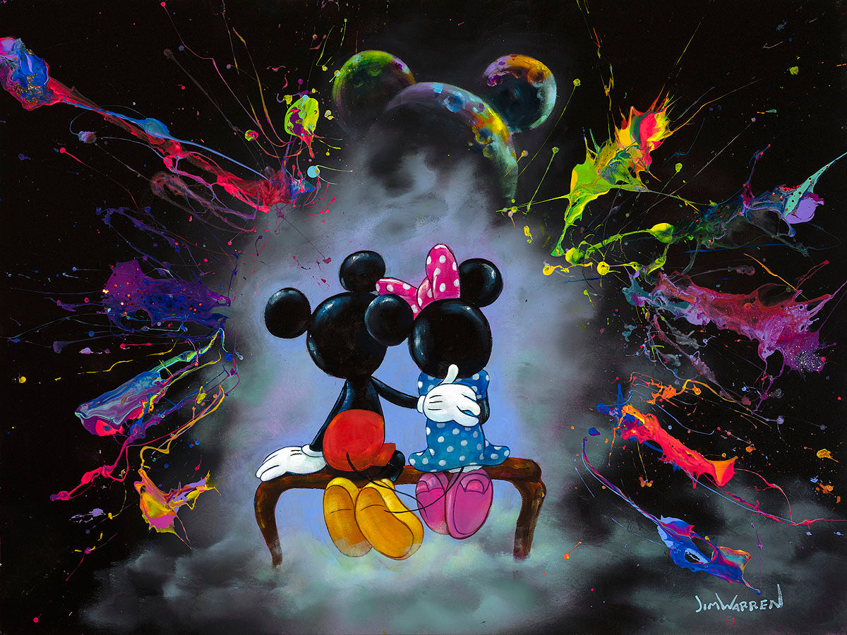 Jim Warren - Mickey and Minnie Enjoy the View – Magic of Disney Art