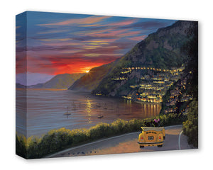 Riding Through Amalfi - Walfrido - Treasures on Canvas