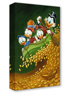 Uncle Scrooge's Wild Ride - Treasures on Canvas