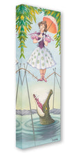 Load image into Gallery viewer, Stretching Portrait: The Tightrope Walker - Treasure on Canvas
