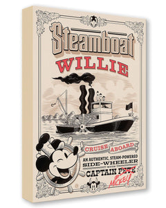 Steamboat Willie (Gold) - Eric Tan - Treasures on Canvas