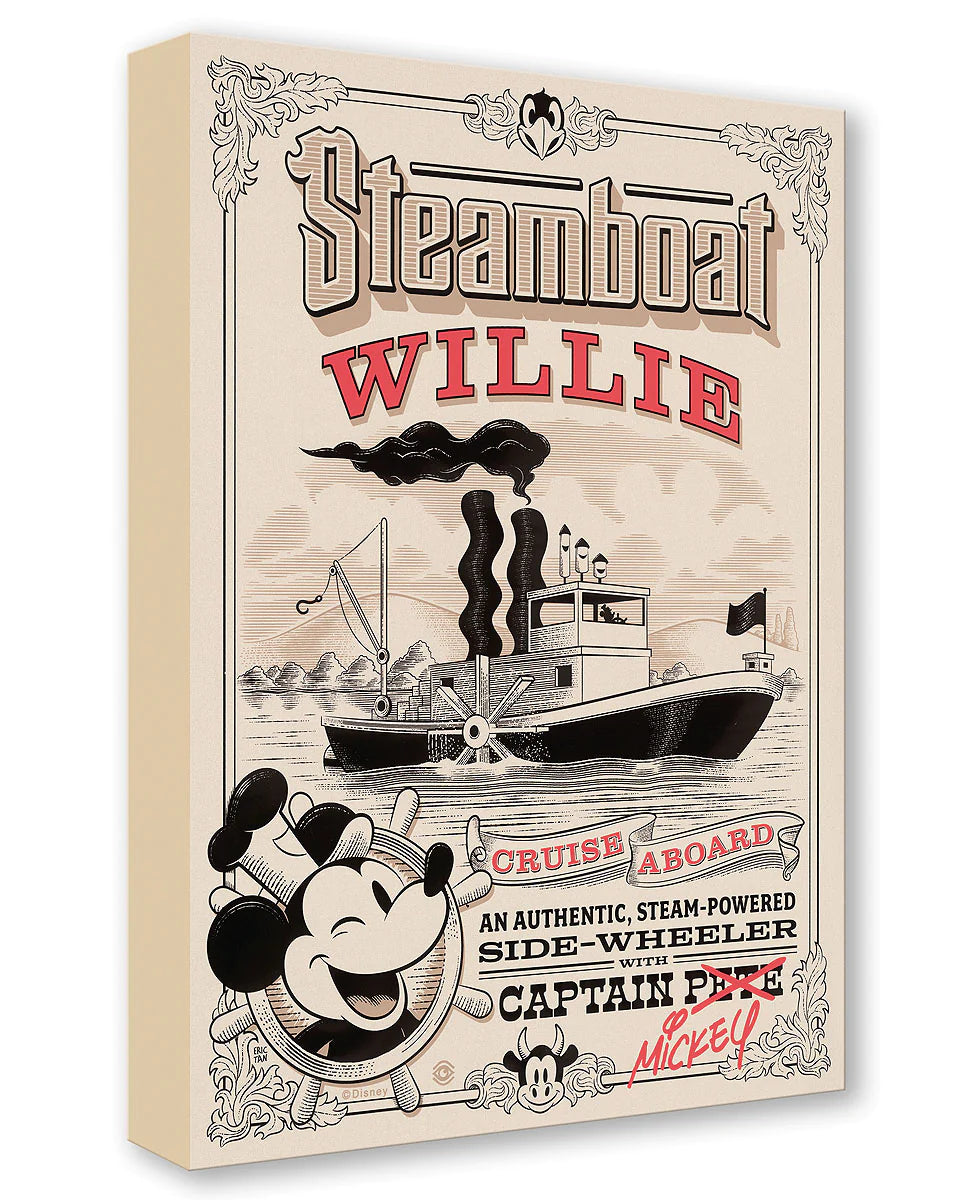 Steamboat Willie (Gold) - Eric Tan - Treasures on Canvas – Magic