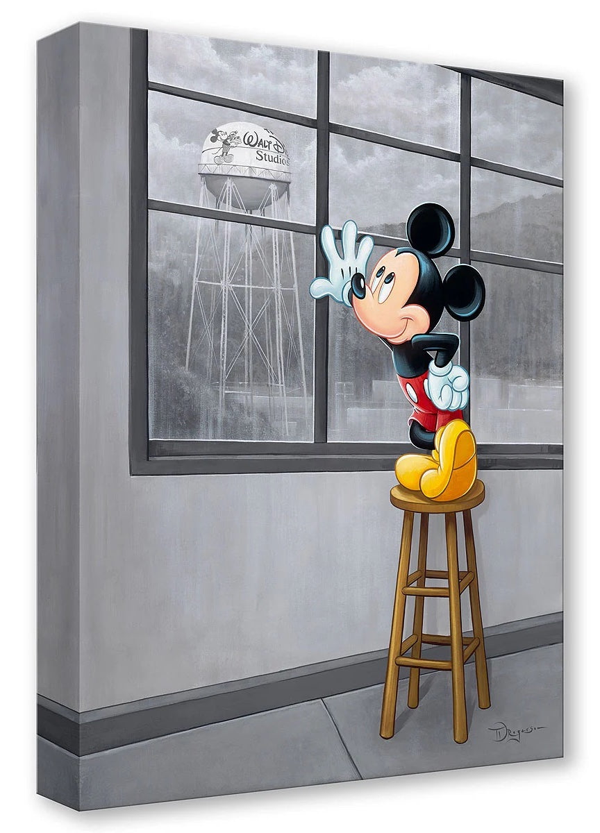 Walt's View - Treasure on Canvas - Premiere Edition