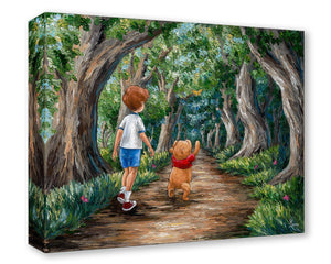 Wooded Path - Treasure on Canvas