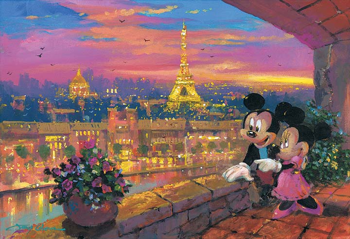 James Coleman – A Paris Sunset – Mickey & Minnie Mouse