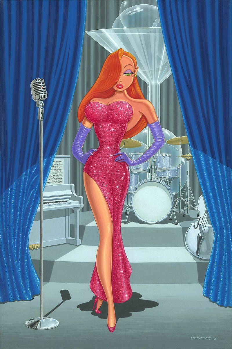 Manuel Hernandez – Diva In a Red Dress – Magic of Disney Art
