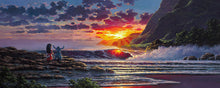 Load image into Gallery viewer, Rodel Gonzalez – Lilo and Stitch Share a Sunset
