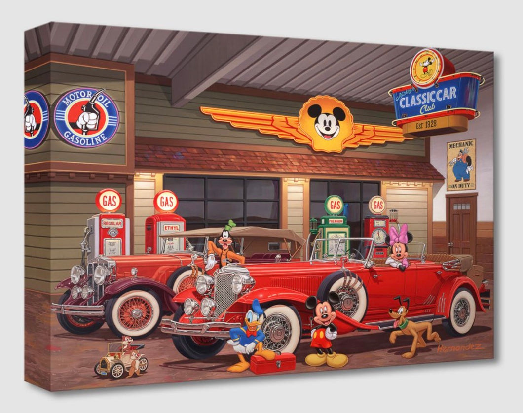 Treasures on Canvas – Mickey’s Classic Car Club – Manuel Hernandez
