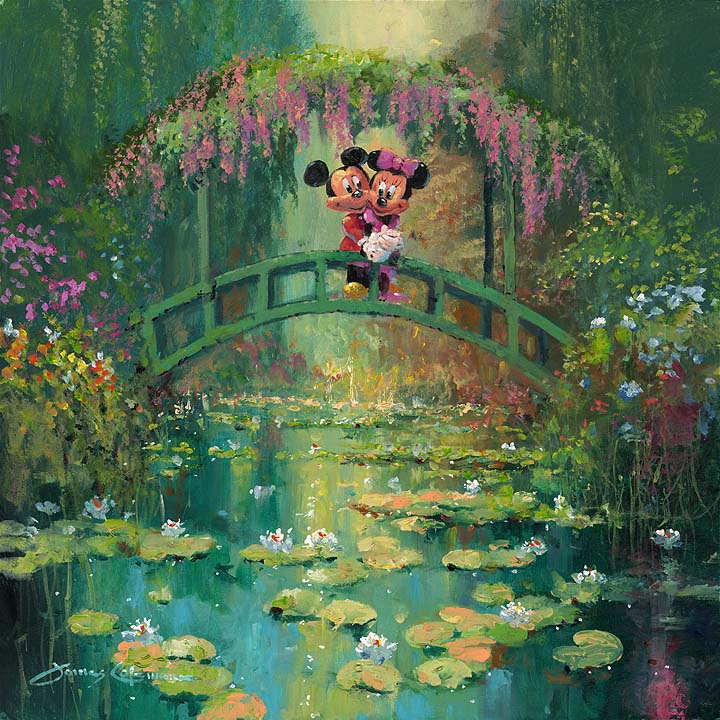 James Coleman – Mickey and Minnie at Giverny