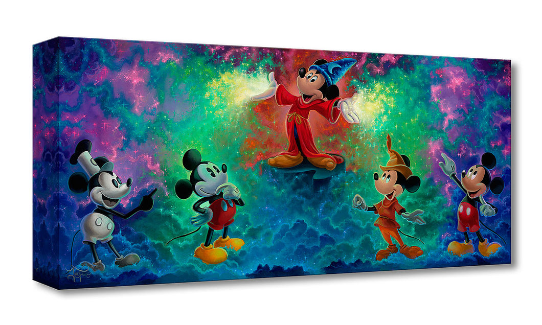Mickey's Colorful History - Jared Franco - Treasures on Canvas