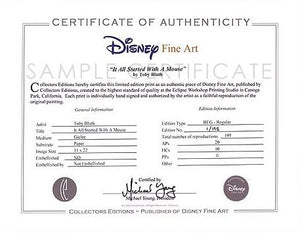 Michael Humphries – A New Arrival - Lady and the Tramp - Chiarograph
