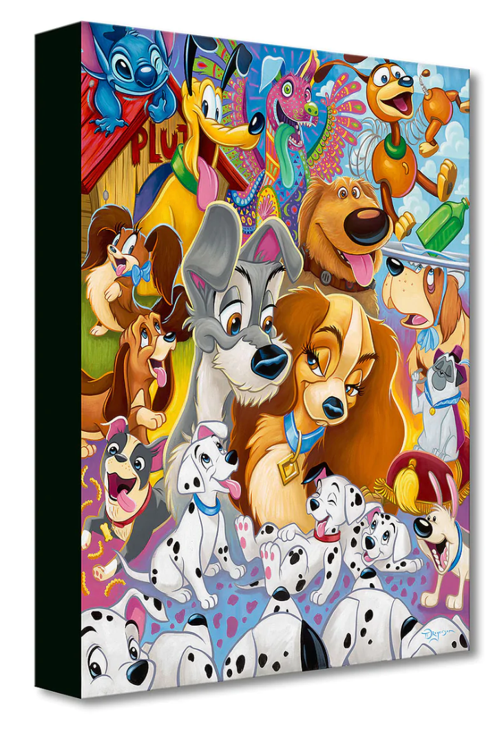 So Many Disney Dogs - Tim Rogerson - Treasures on Canvas