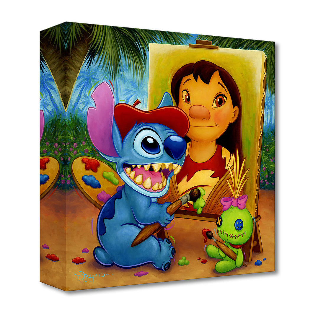 Treasures on Canvas – The Mona Lilo – Tim Rogerson
