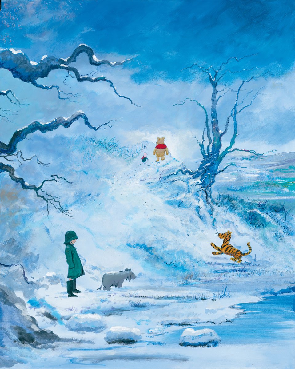 Peter & Harrison Ellenshaw – Winter - Winnie the Pooh