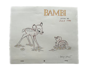 Bambi - Original Art of Disney Drawing Sketch