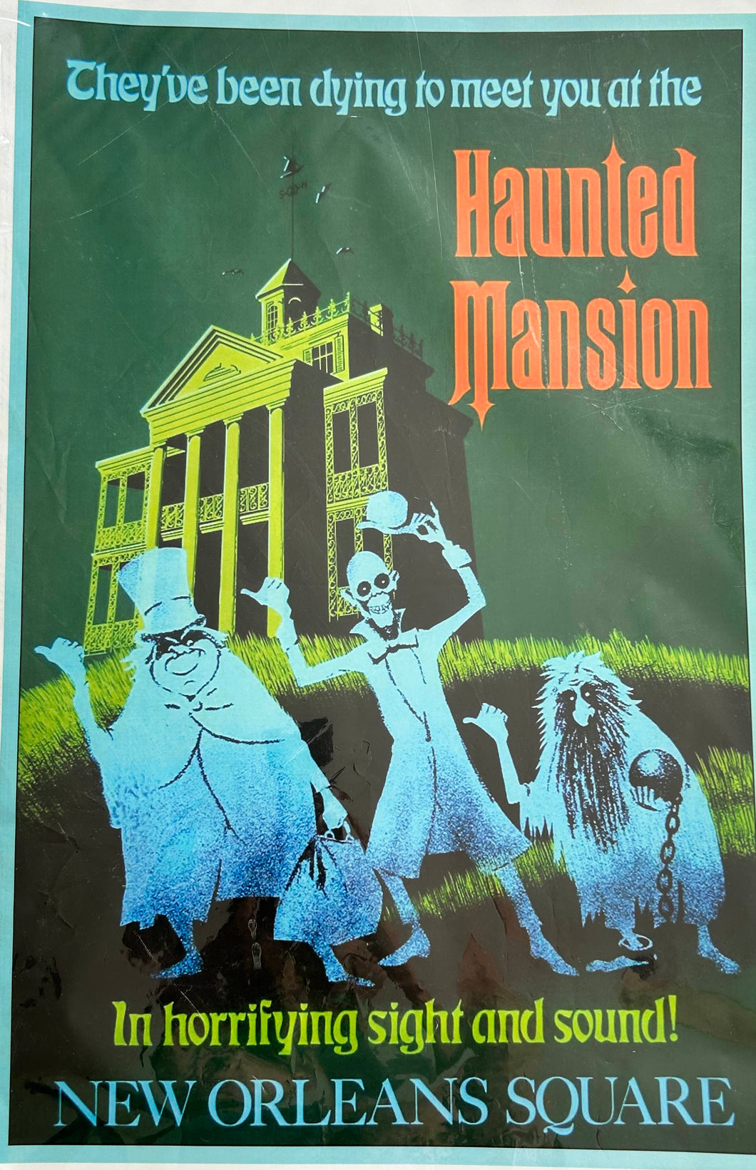 Vintage Attraction Poster - Haunted Mansion