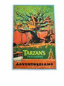 Vintage Attraction Poster - Tarzan's Treehouse